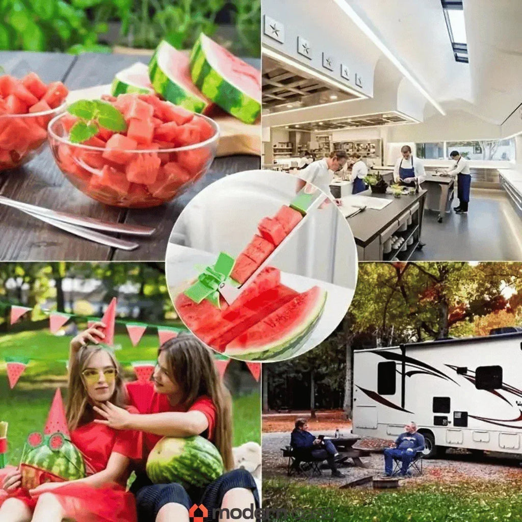 Fatiador E Cortador De Melancia Em Cubos Inox - Modern Casa