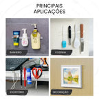 Fita Adesiva Dupla Face Extra Forte Transparente NanoGel - Modern Casa