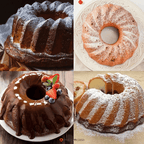 Forma Silicone Antiaderente Para Bolos e Pudins - Modern Casa