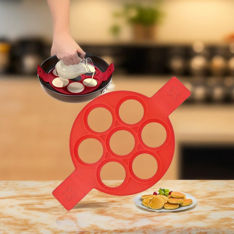 Forma Antiaderente em Silicone para Panquecas - Compre 2 Leve 3 - Modern Casa