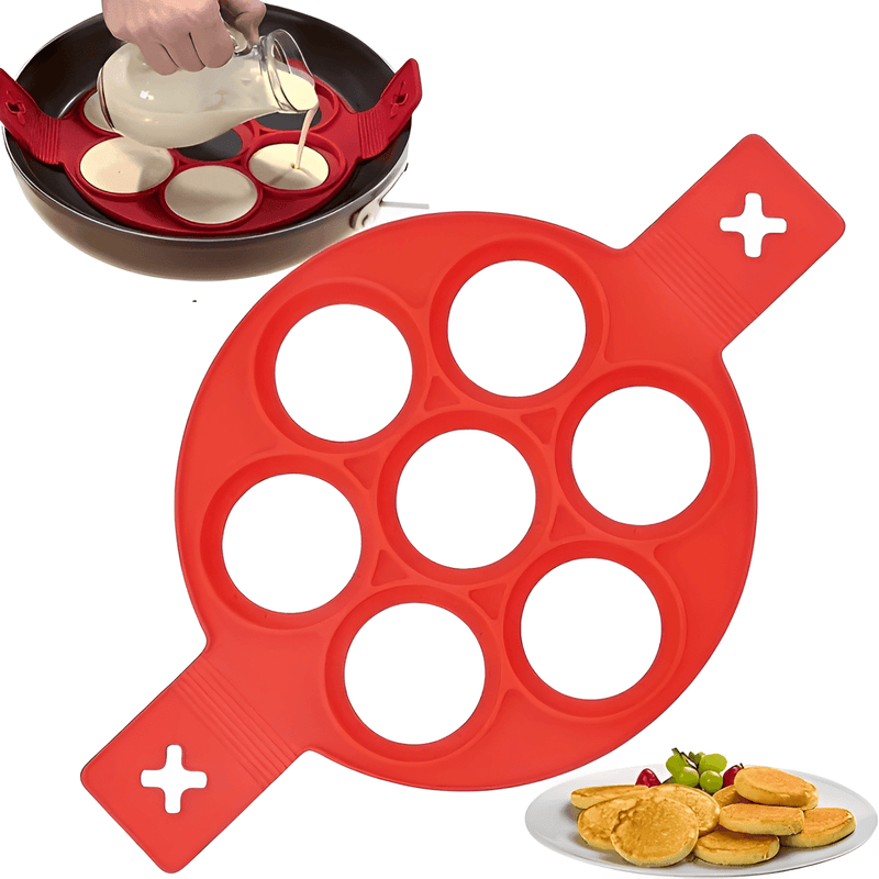 Forma Antiaderente em Silicone para Panquecas - Compre 2 Leve 3 - Modern Casa