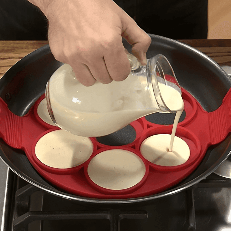 Forma Antiaderente em Silicone para Panquecas - Compre 2 Leve 3 - Modern Casa