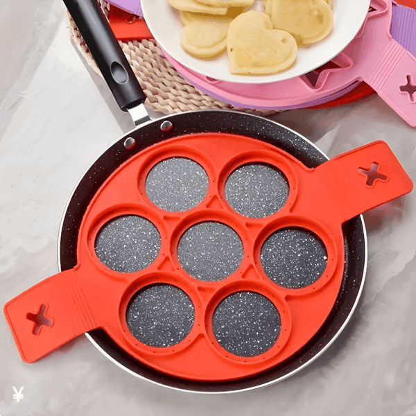 Forma Antiaderente em Silicone para Panquecas - Compre 2 Leve 3 - Modern Casa