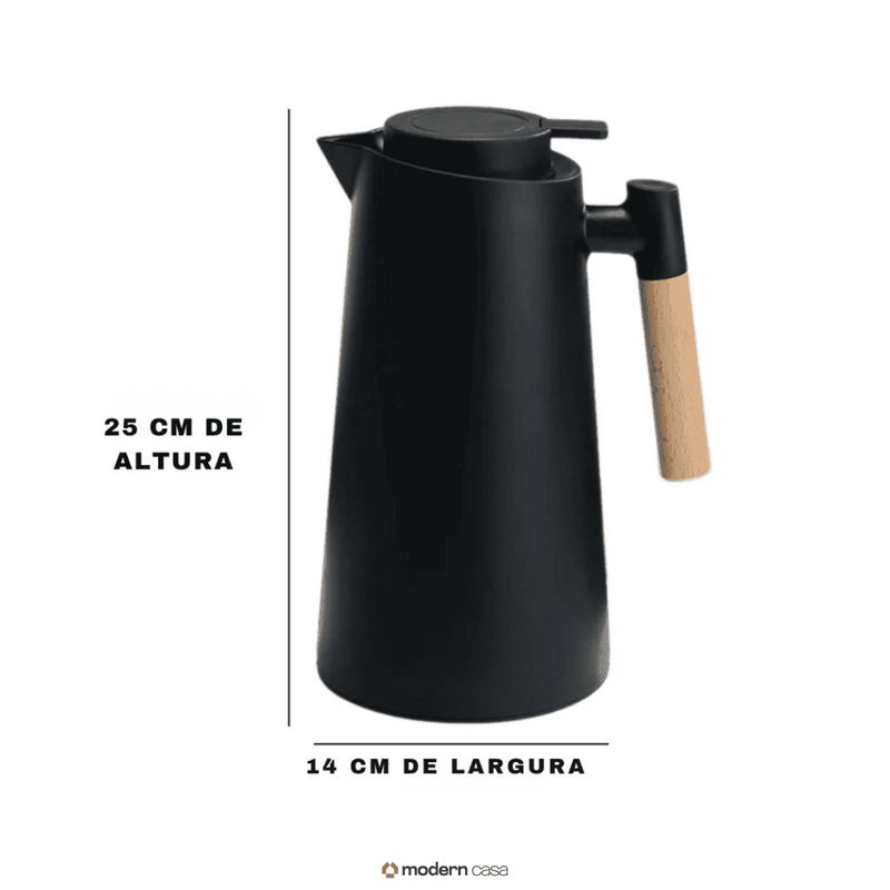 Garrafa Térmica com Termômetro 1 Litro - Modern Casa