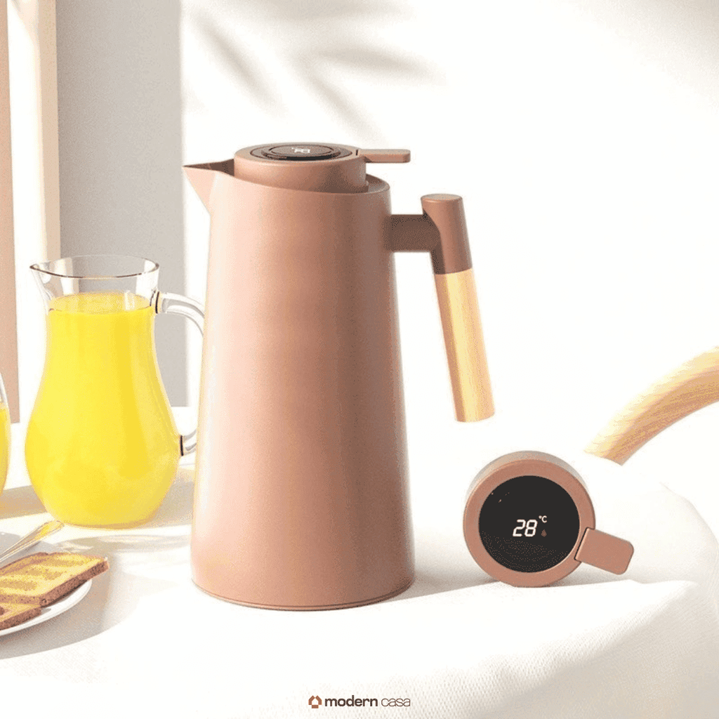 Garrafa Térmica com Termômetro 1 Litro - Modern Casa