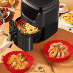 Kit 6 Formas Airfryer Silicone Antiaderente - Modern Casa