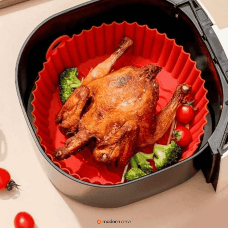 Kit 6 Formas Airfryer Silicone Antiaderente - Modern Casa