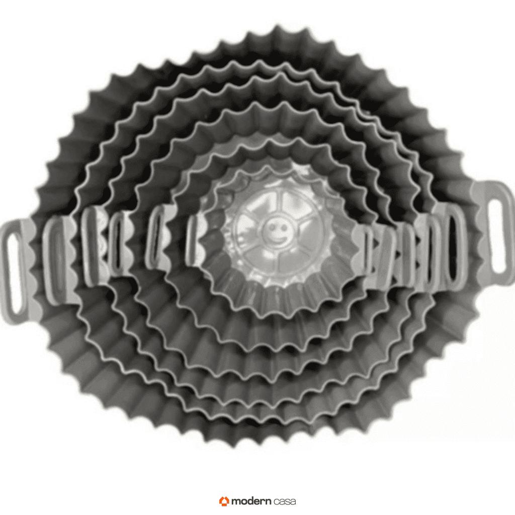 Kit 6 Formas Airfryer Silicone Antiaderente - Modern Casa