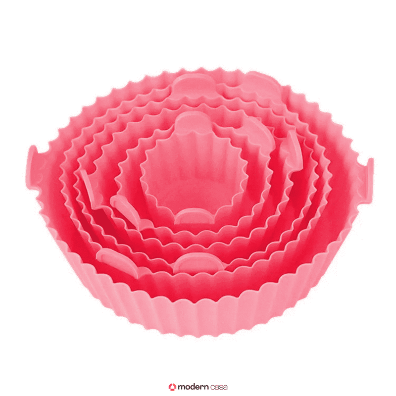 Kit 6 Formas Airfryer Silicone Antiaderente - Modern Casa