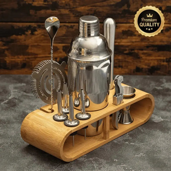 Kit Barman Coqueteleira Profissional Inox