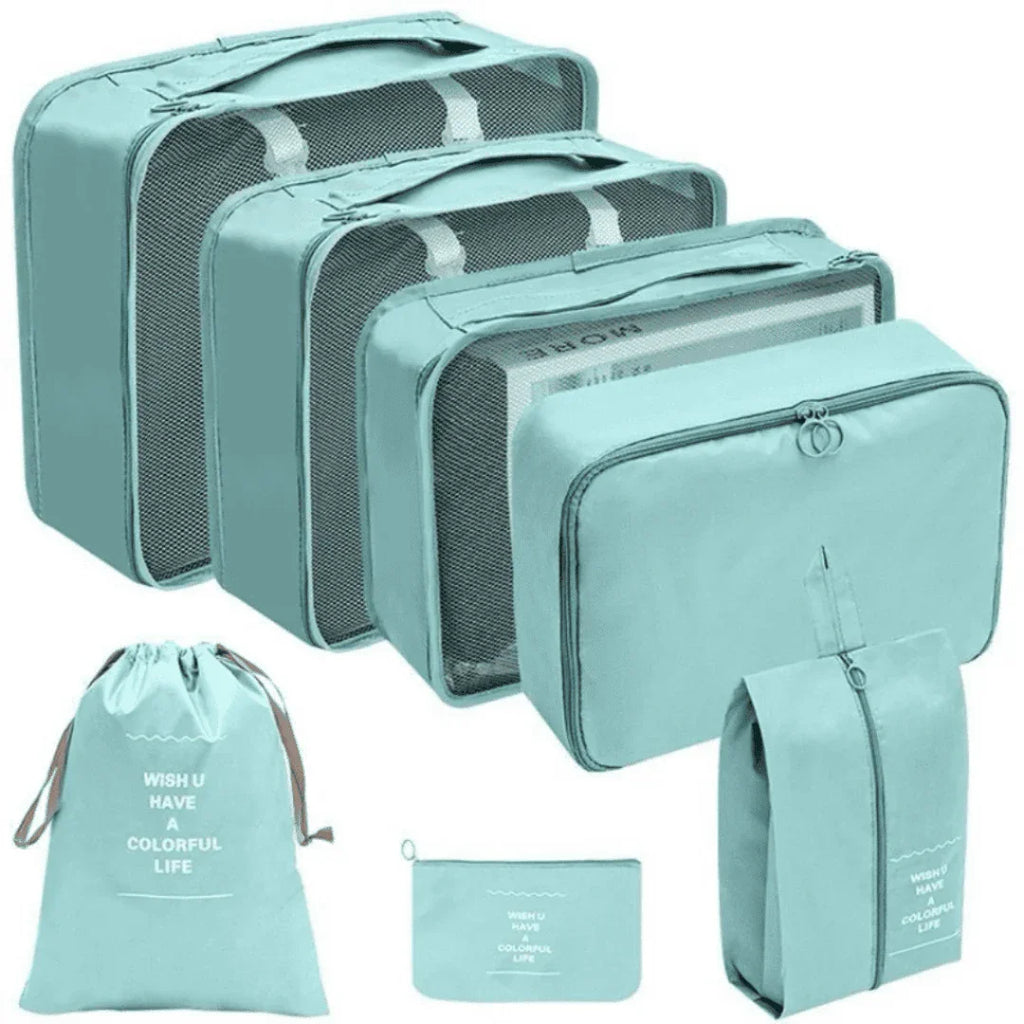 Kit Bolsas Organizadoras Para Mala de Viagem - Compre 5 Leve 7 - Modern Casa
