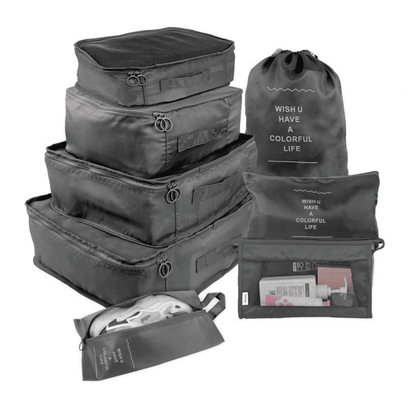 Kit Bolsas Organizadoras Para Mala de Viagem