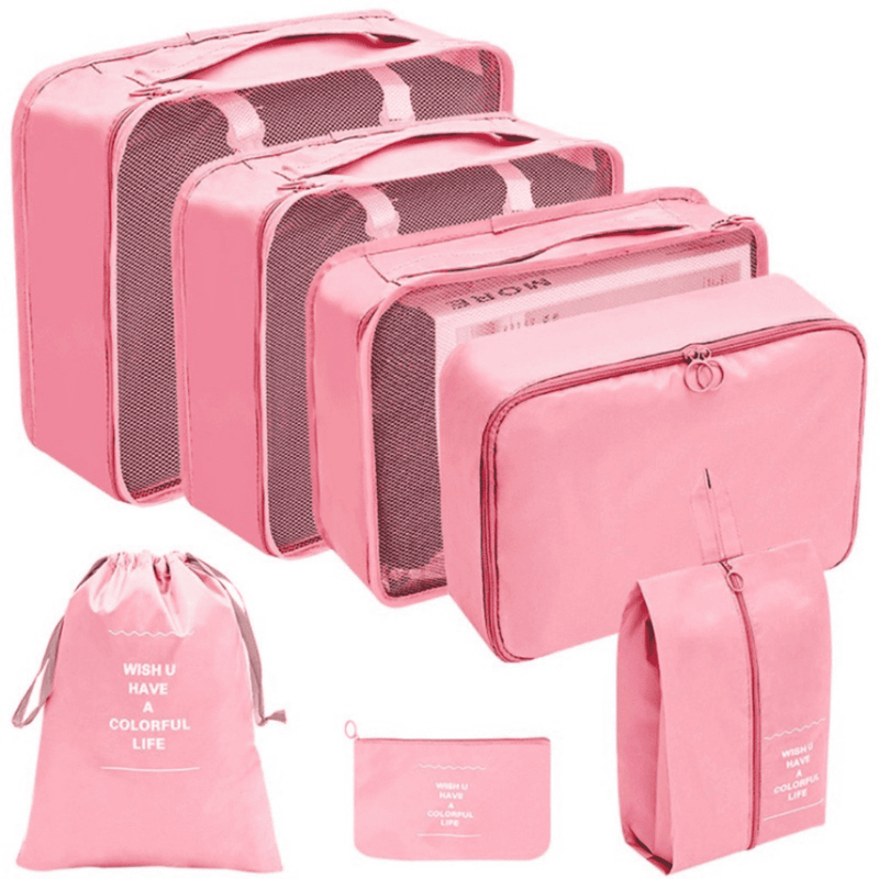 Kit Bolsas Organizadoras Para Mala de Viagem