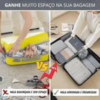 Kit Bolsas Organizadoras Para Mala de Viagem - Compre 5 Leve 7 - Modern Casa