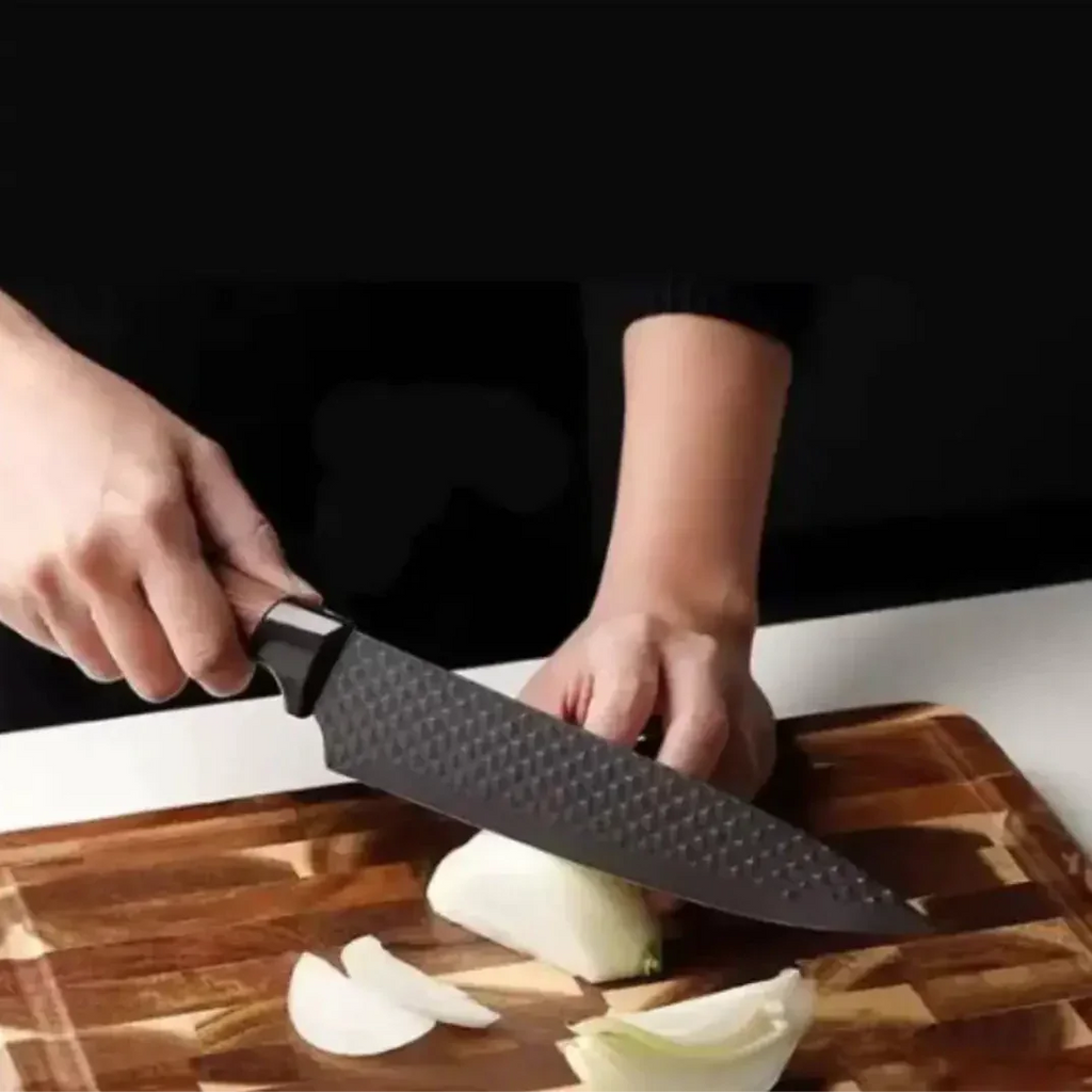 Kit de Facas 6 Peças com Tesoura e Descascador - Modern Casa