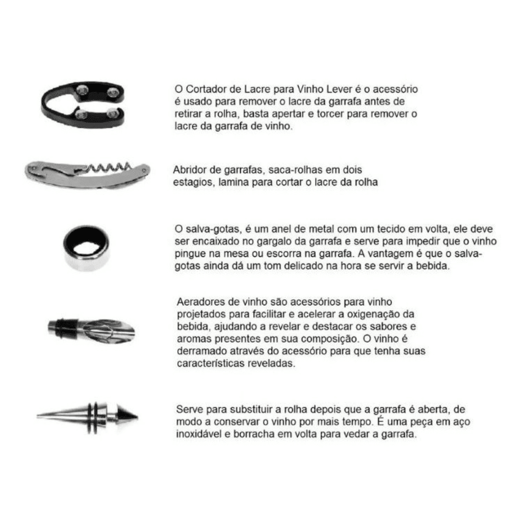 Kit de Vinho em Formato de Livro - Modern Casa