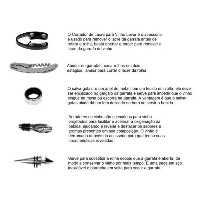 Kit de Vinho em Formato de Livro - Modern Casa