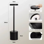Lâmpada de Mesa LED Recarregável de Metal 01