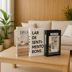 Livros Decorativos Kit 3 Peças - Modern Casa