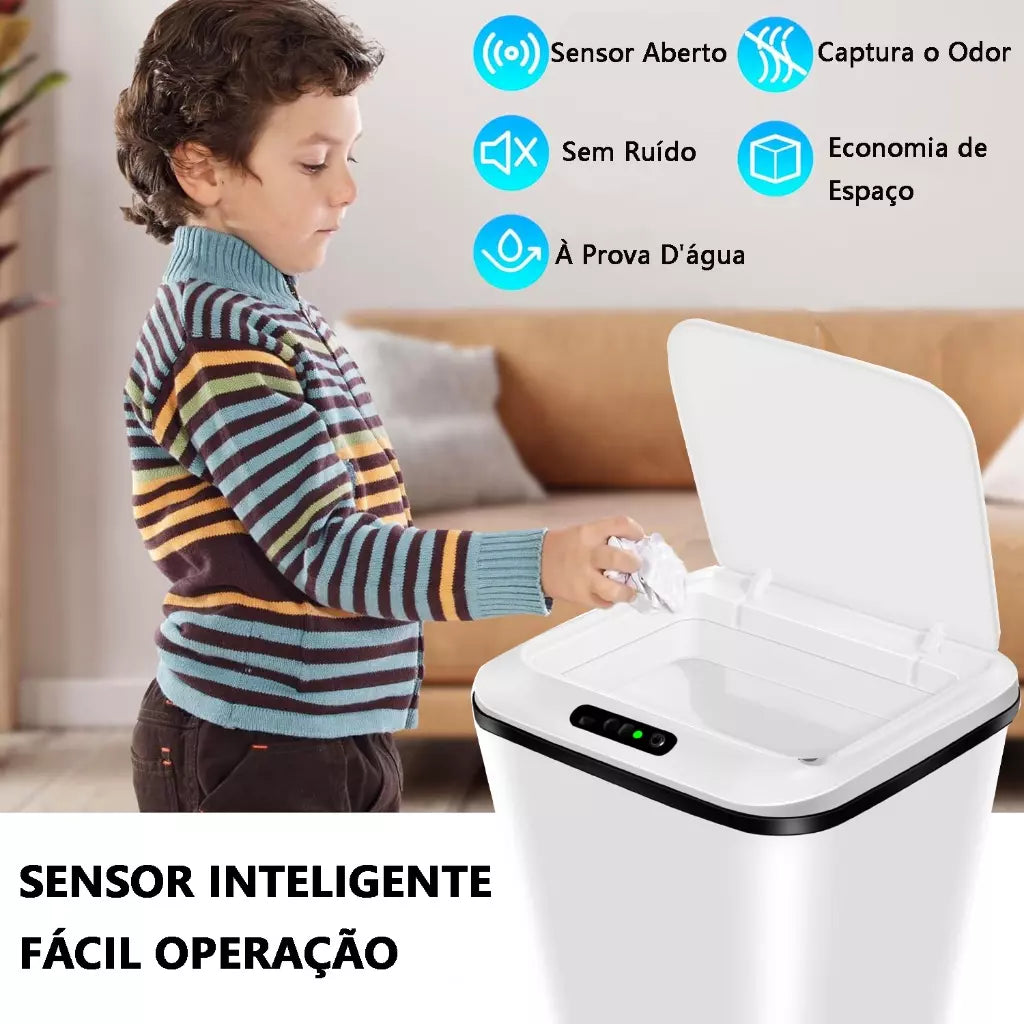 Lixeira Automática com Sensor de Proximidade 16L