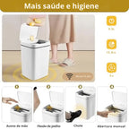 Lixeira Automática com Sensor de Proximidade 16L