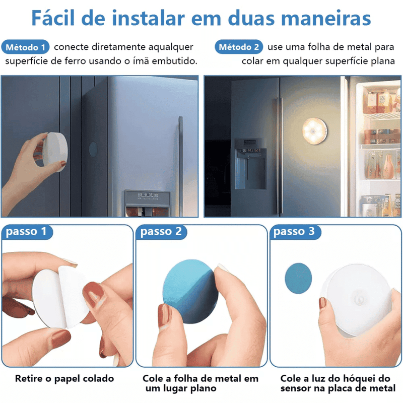 Luminária com Sensor de Movimento Led - Modern Casa
