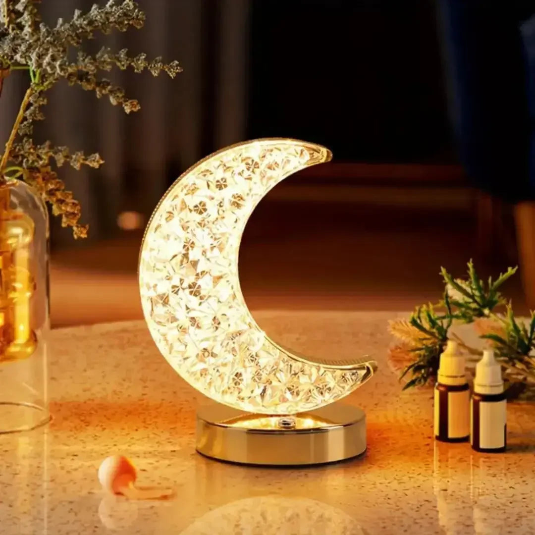 Luminária Lua Led Touch Recarregável