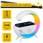 Luminária Multifuncional Carregador por Indução e Alto Falante - Modern Casa