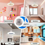 Luminária Ventilador de Teto com Controle Remoto