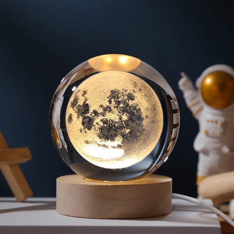 Luminária de Mesa Decorativa Sistema Solar 3D - Modern Casa