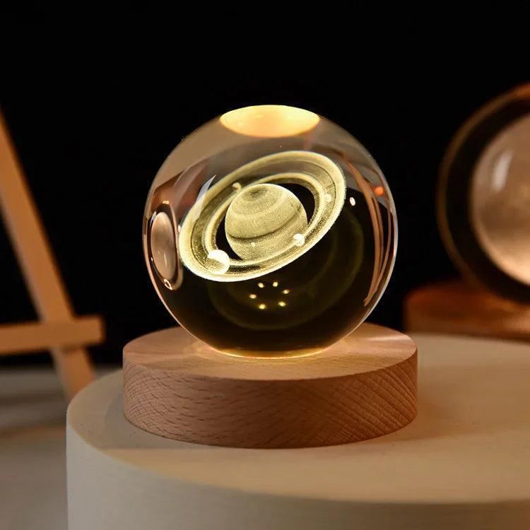 Luminária de Mesa Decorativa Sistema Solar 3D - Modern Casa