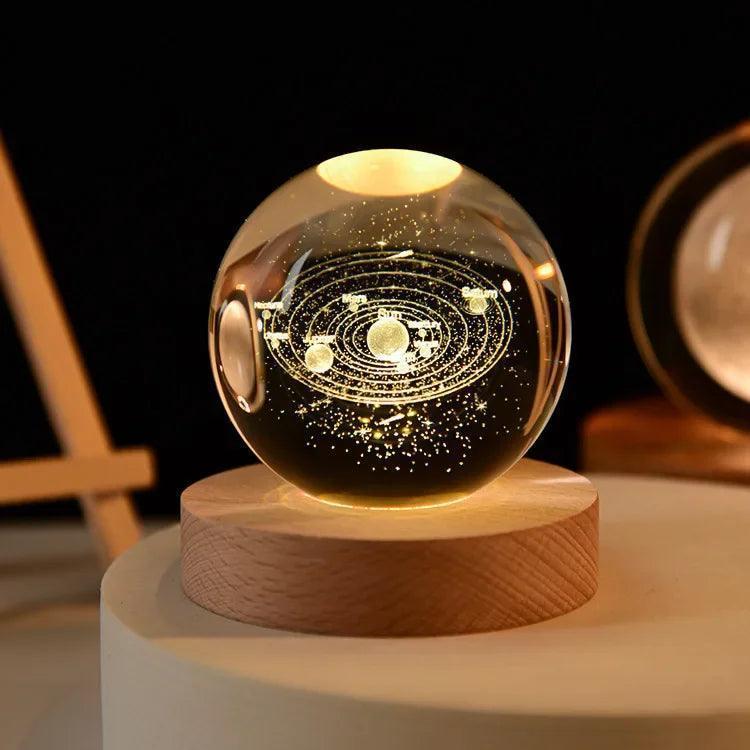 Luminária de Mesa Decorativa Sistema Solar 3D - Modern Casa