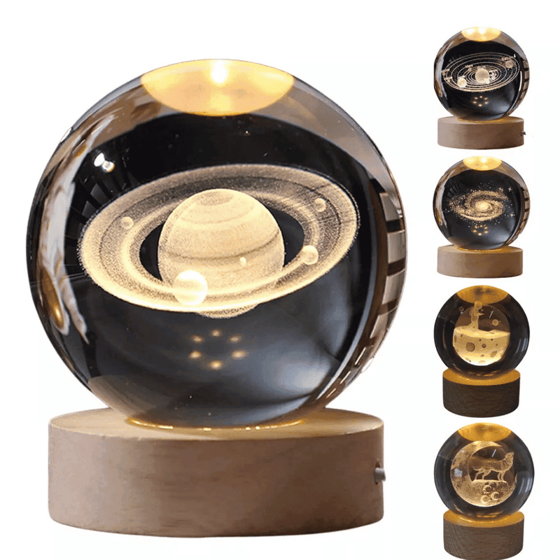 Luminária de Mesa Decorativa Sistema Solar 3D - Modern Casa