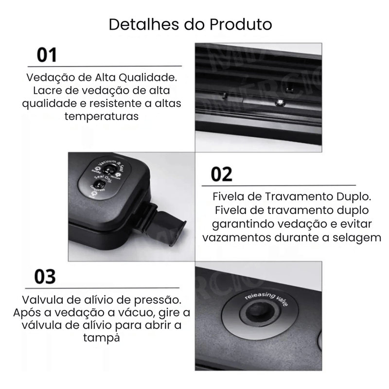 Máquina Seladora e Embaladora Automática a Vácuo