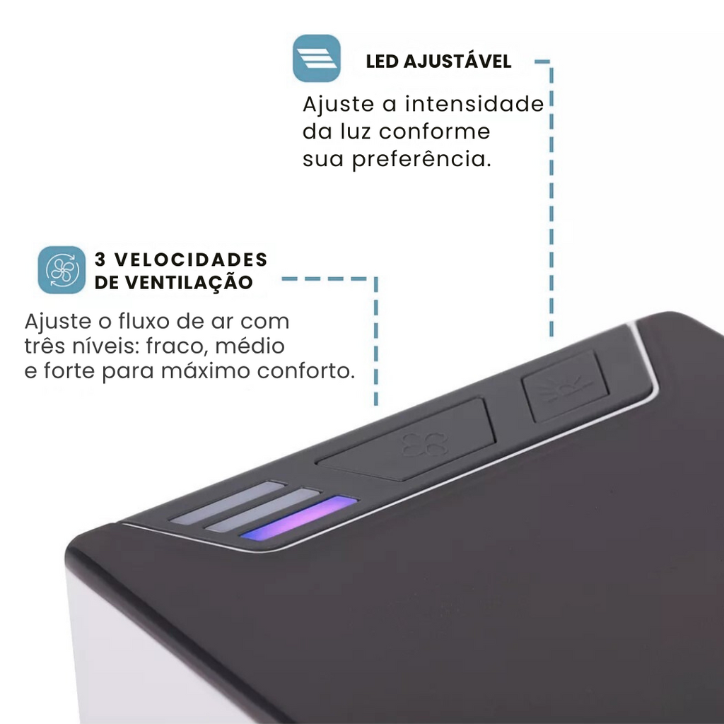 Mini Ar Condicionado Climatizador Portátil USB - Modern Casa