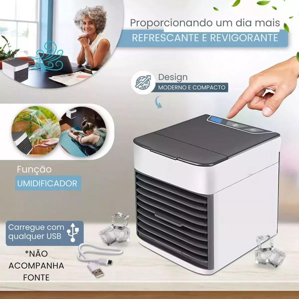 Mini Ar Condicionado Climatizador Portátil USB - Modern Casa