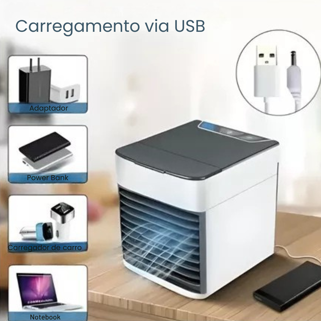 Mini Ar Condicionado Climatizador Portátil USB - Modern Casa