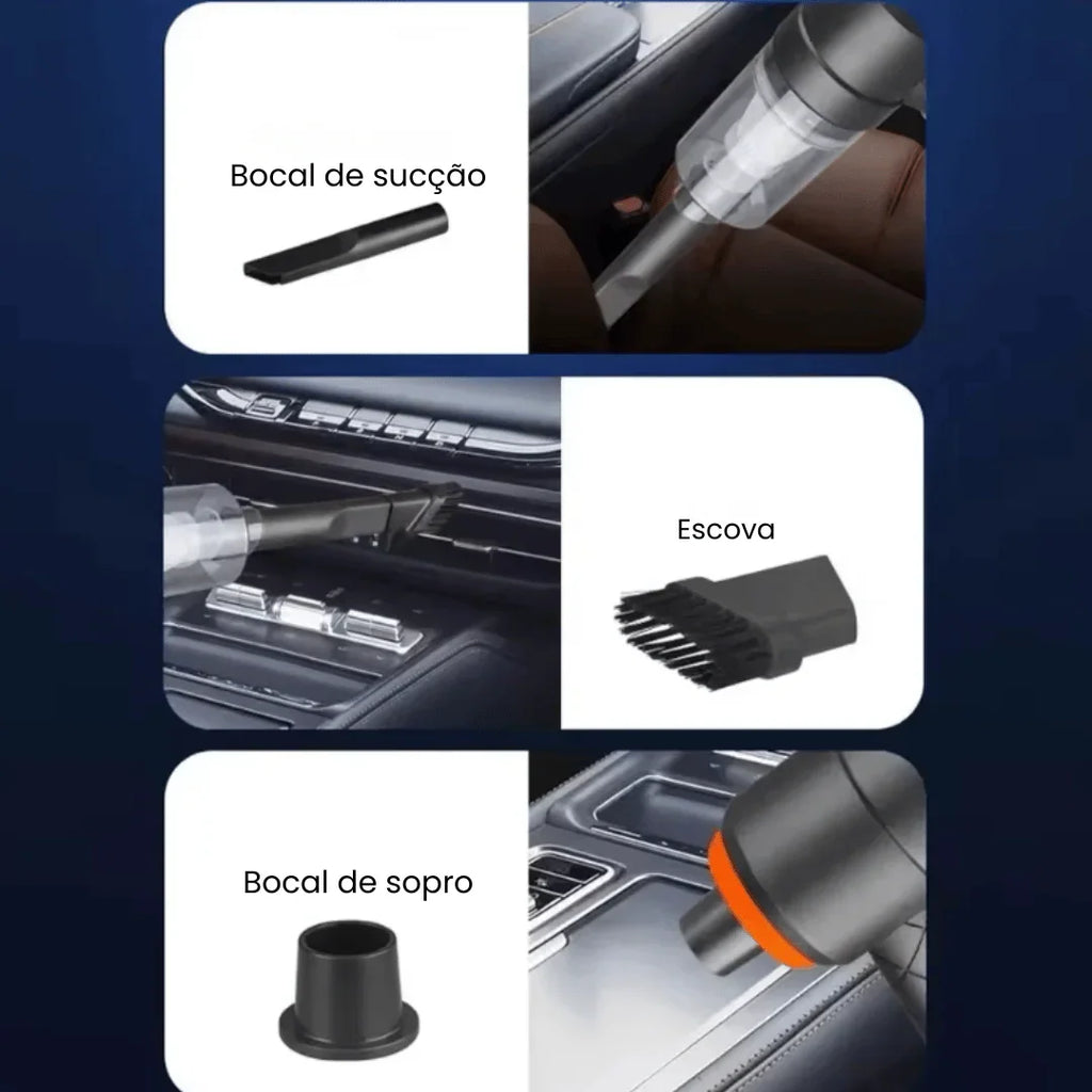 Mini Aspirador de Pó Portátil USB 2 em 1 - Modern Casa