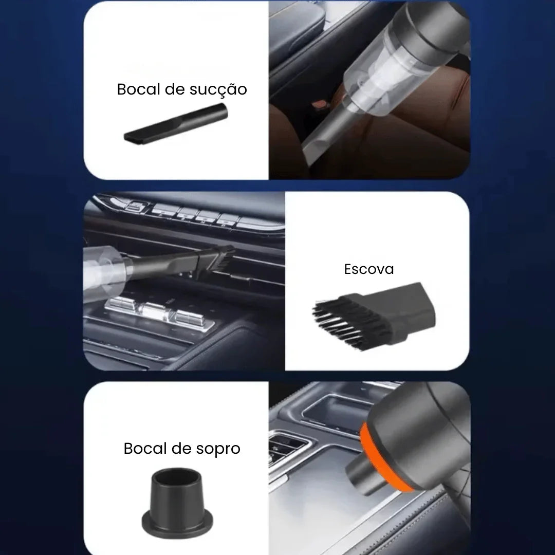 Mini Aspirador de Pó Portátil USB 2 em 1 - Modern Casa