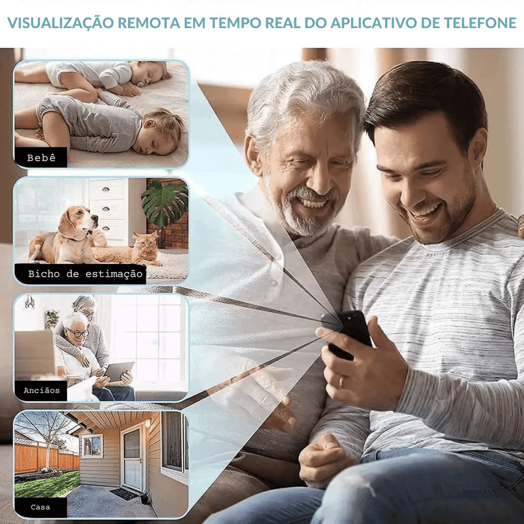 Mini Câmera Espiã Wi-Fi A9 - Modern Casa