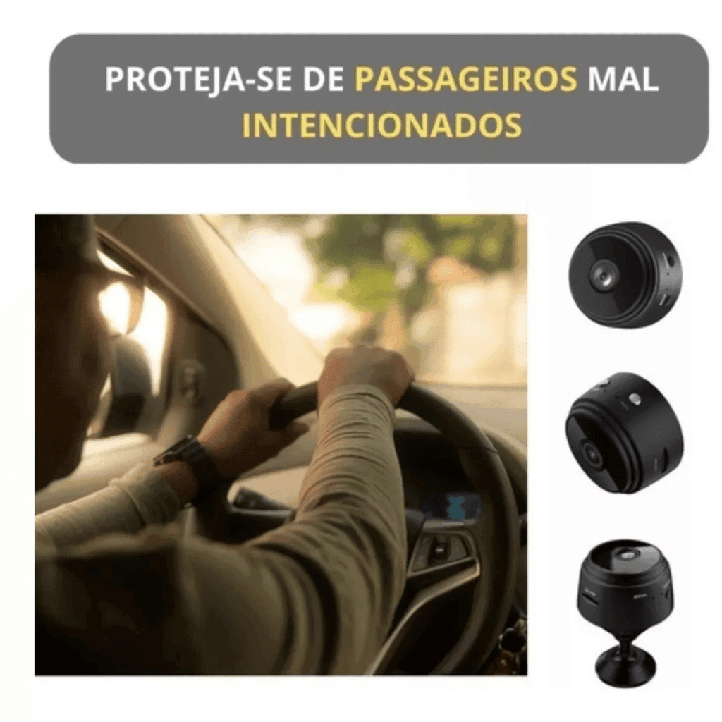 Mini Câmera Espiã Wi-Fi A9 - Modern Casa