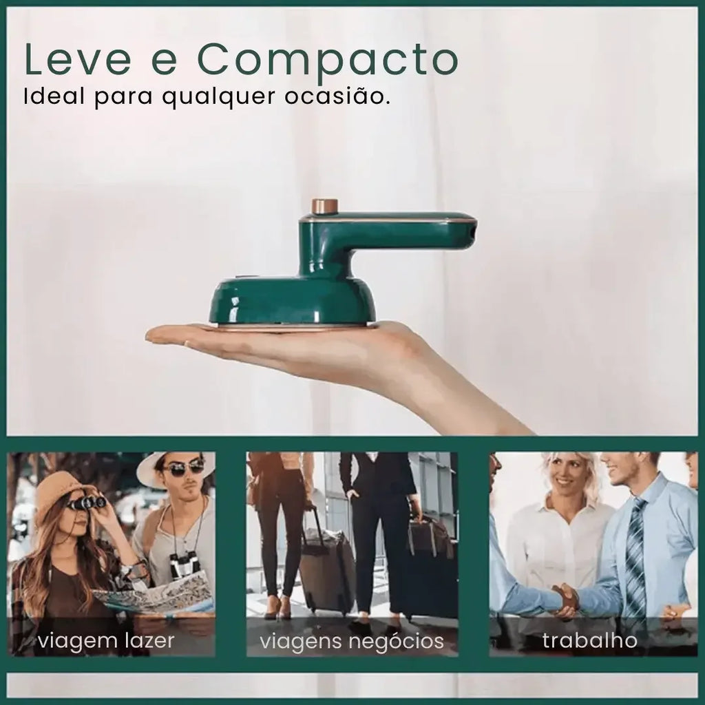 Mini Ferro de Passar Roupas a Vapor - Modern Casa