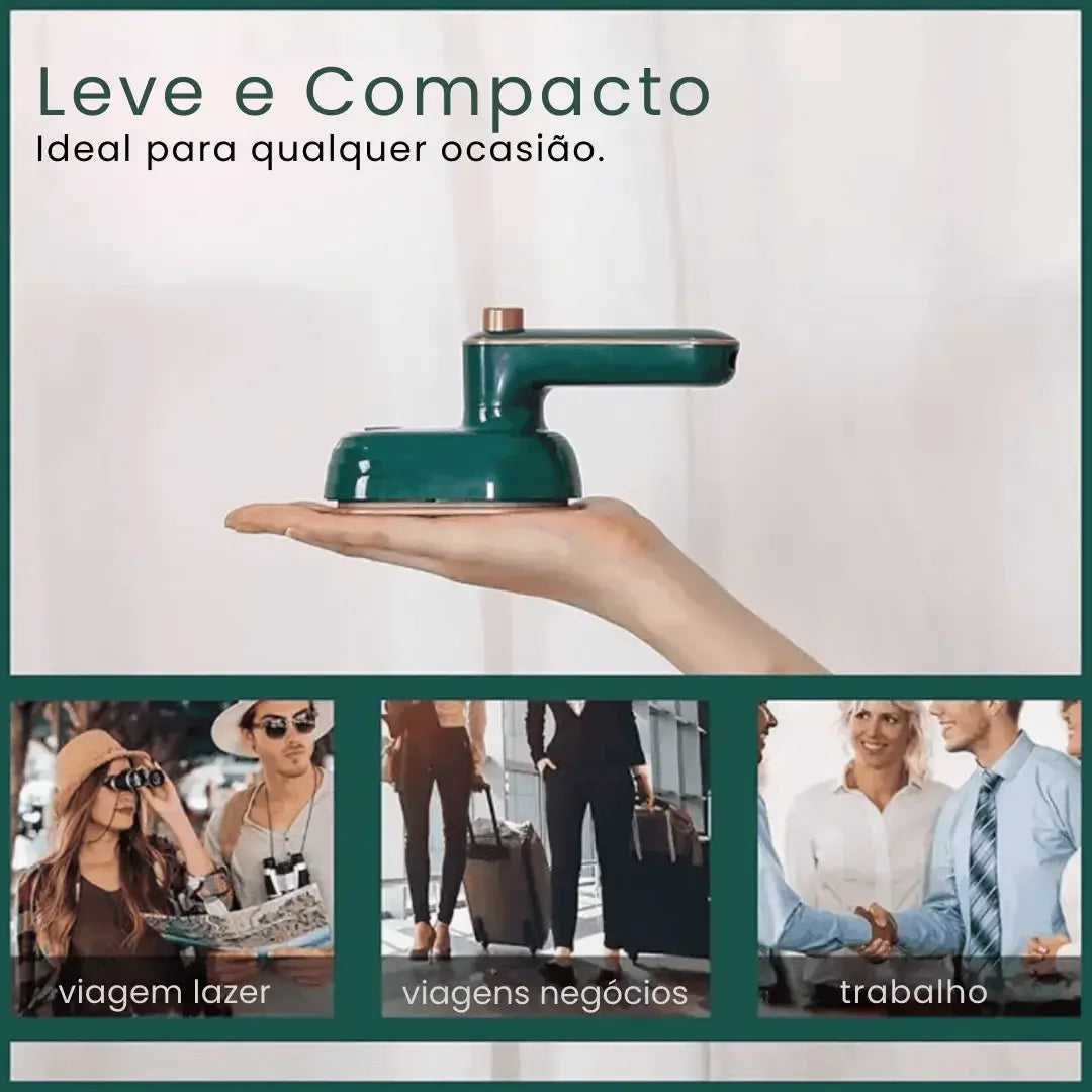 Mini Ferro de Passar Roupas a Vapor - Modern Casa