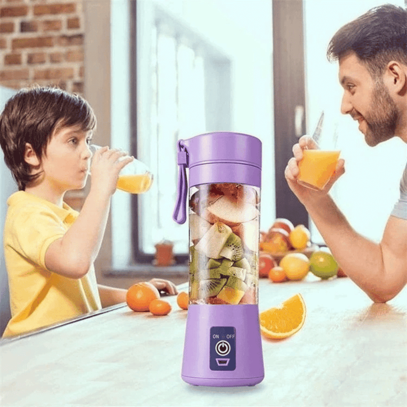 Mini Liquidificador Mixer Juice Garrafa Portátil USB Recarregável - Modern Casa