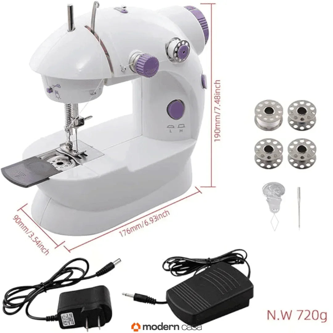 Mini Máquina Costura Portátil Elétrica - Modern Casa