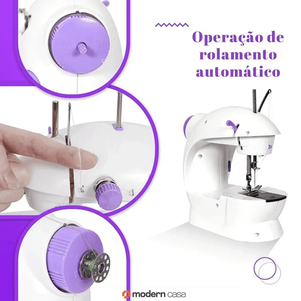 Mini Máquina Costura Portátil Elétrica - Modern Casa
