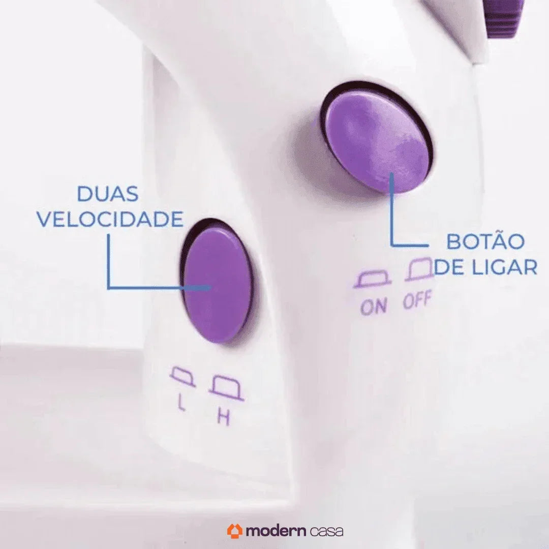 Mini Máquina Costura Portátil Elétrica - Modern Casa