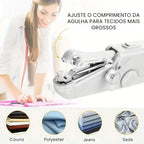 Mini Máquina de Costura Manual Portátil - Modern Casa