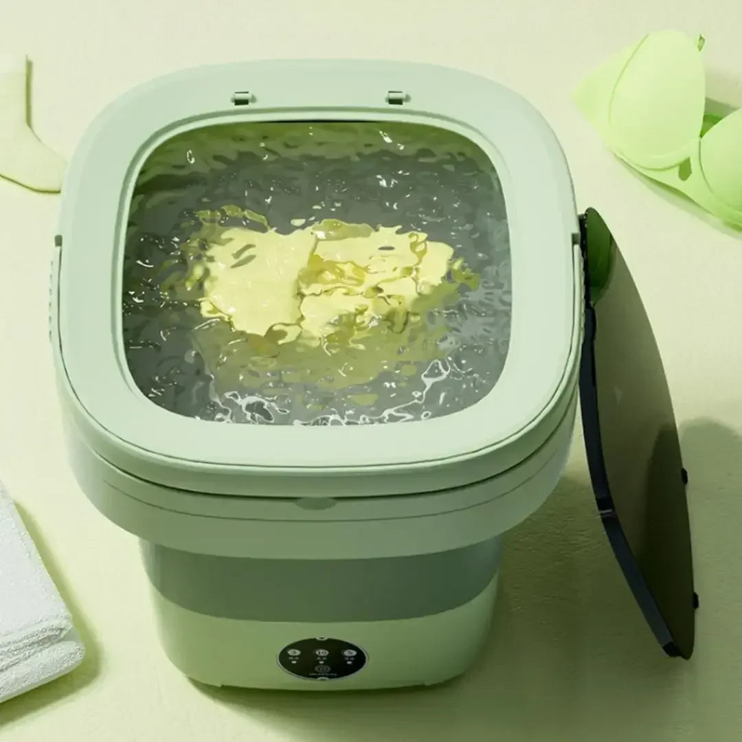 Mini Máquina de Lavar Roupa Dobrável TurboClean 9 Litros - Modern Casa
