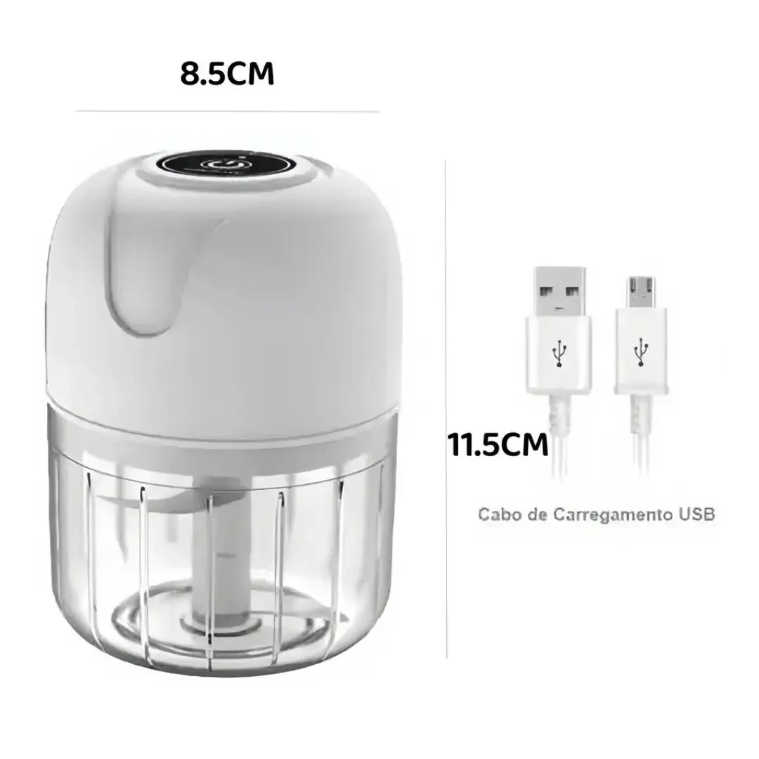 Mini Processador Alimentos Automático Sem Fio - Modern Casa
